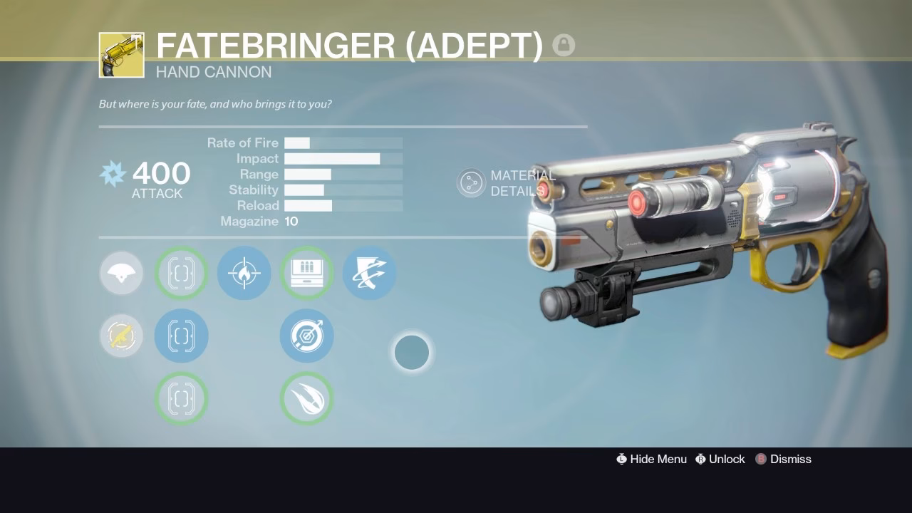 What is fatebringer (timelost) in Destiny 2?