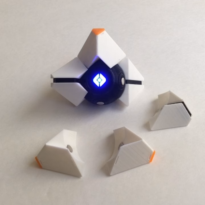 Are Destiny-ghost 3D models available for free?