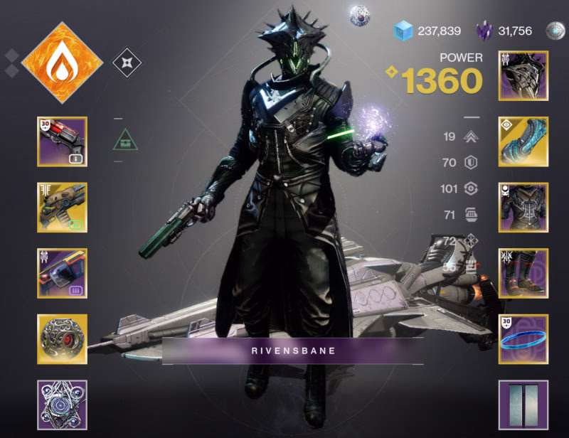 What are the best strand Warlock PvP stats for Destiny 2?