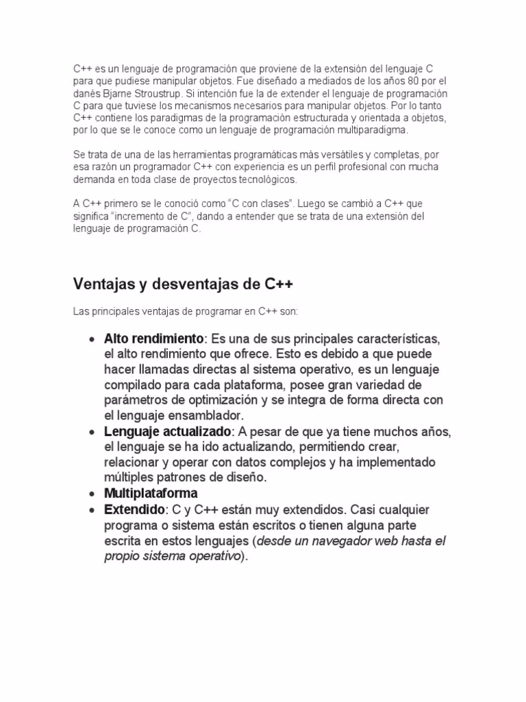 ¿Cuáles son las desventajas de un programa en C?