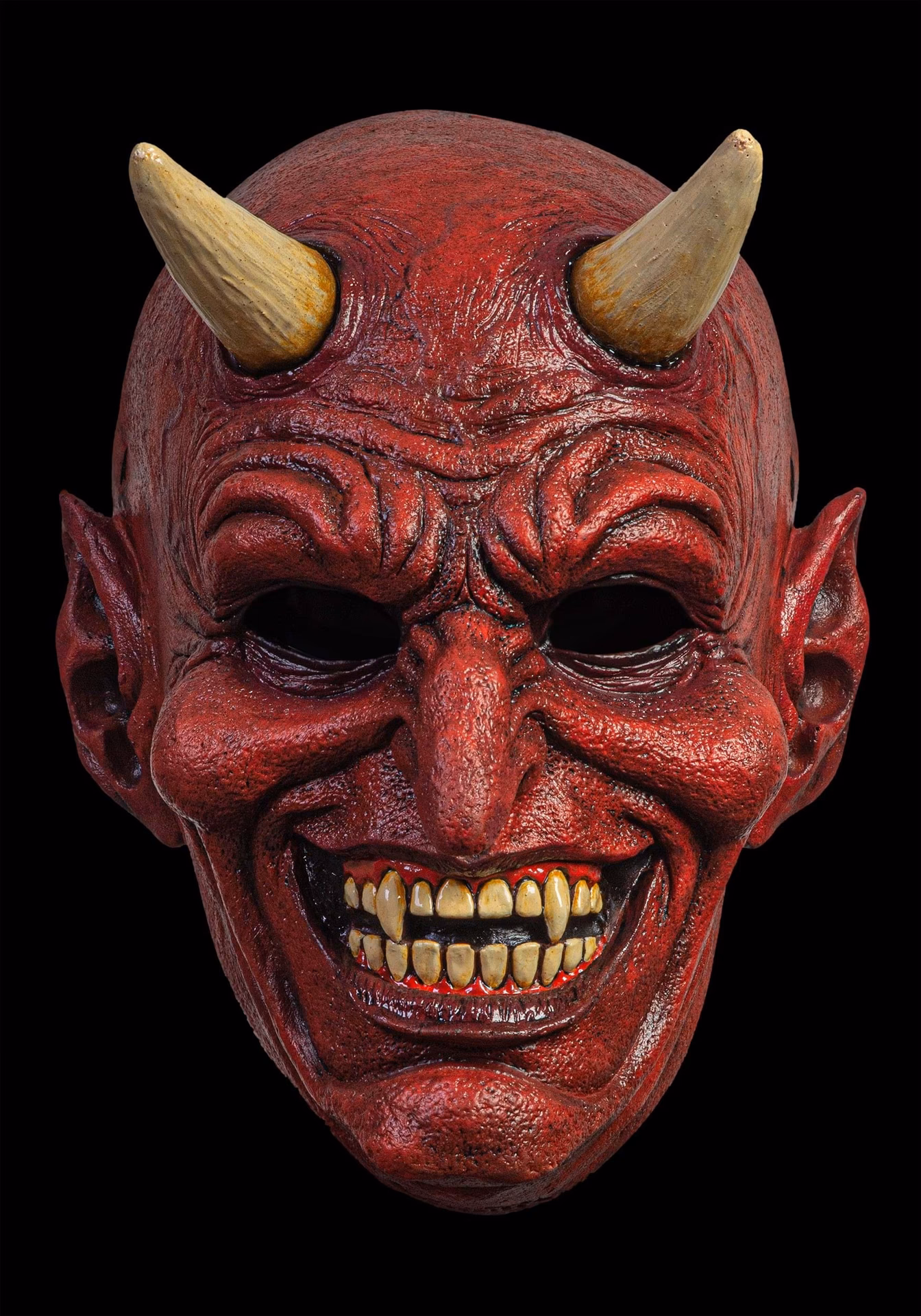 What color is a devil face stock illustration?