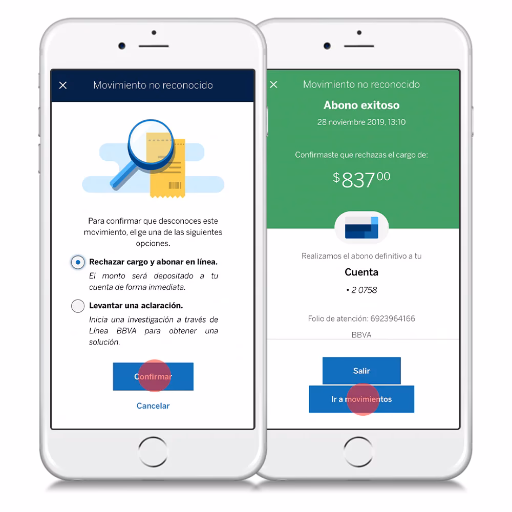 ¿Cuánto tarda en aparecer una devolución en BBVA?