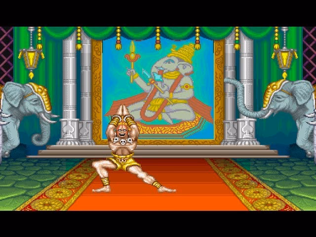 Where is Dhalsim in Street Fighter Alpha 2?