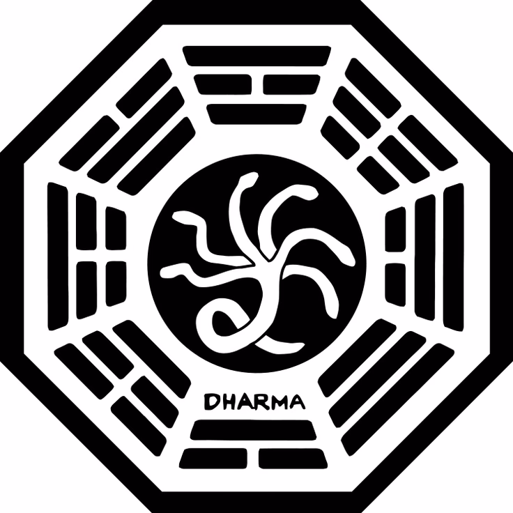 What does the Harma Initiative logo represent?