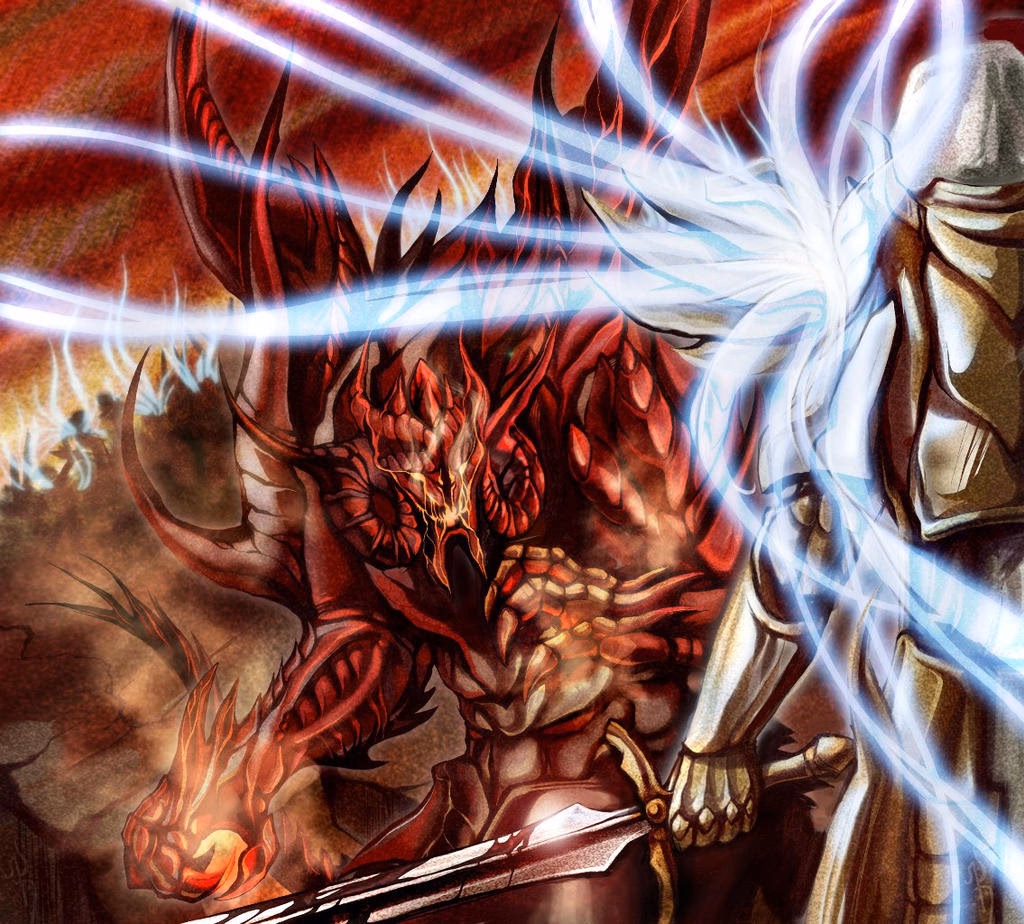 What does Tyrael do if he defeats Diablo?