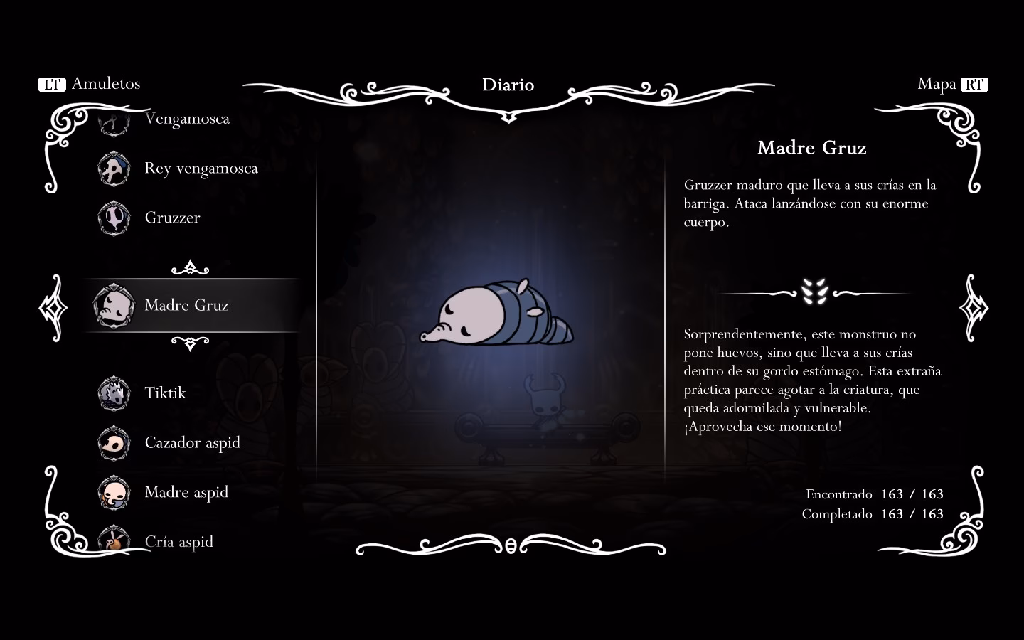 ¿Qué busca el caballero hueco en Hollow Knight?