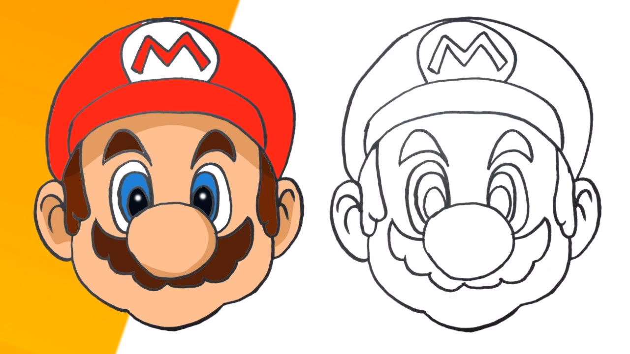 ¿Cómo se colorea la página de Mario?