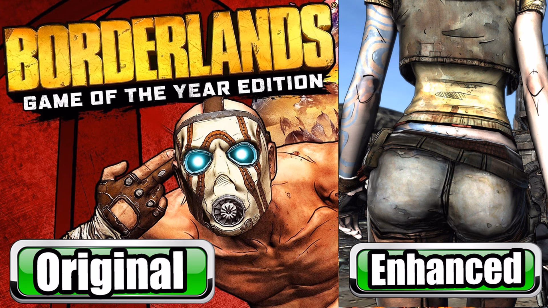Does Borderlands GOTY enhanced have DLC?