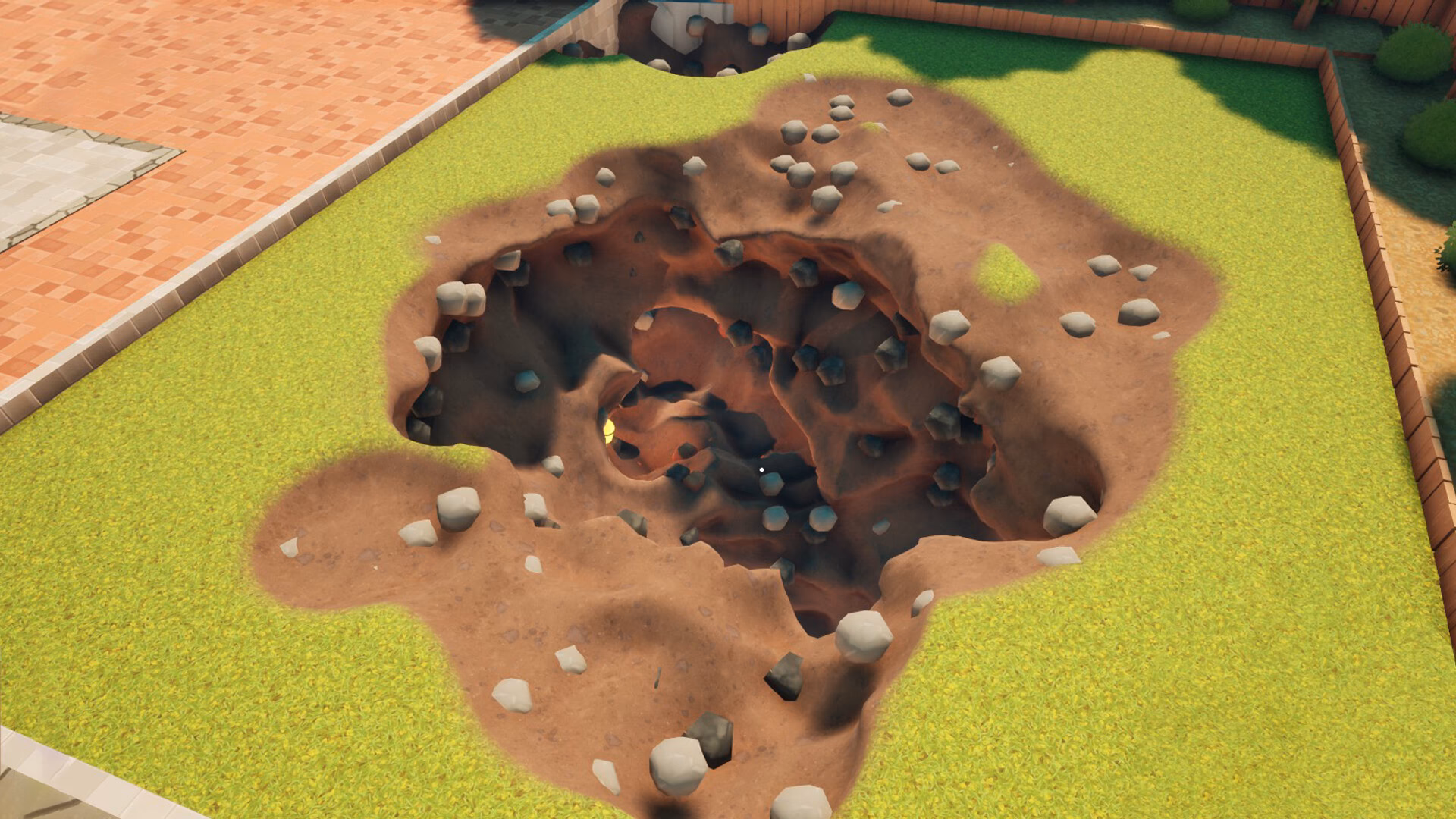 ¿Qué oculta el jardín de Digging a Hole Simulator?