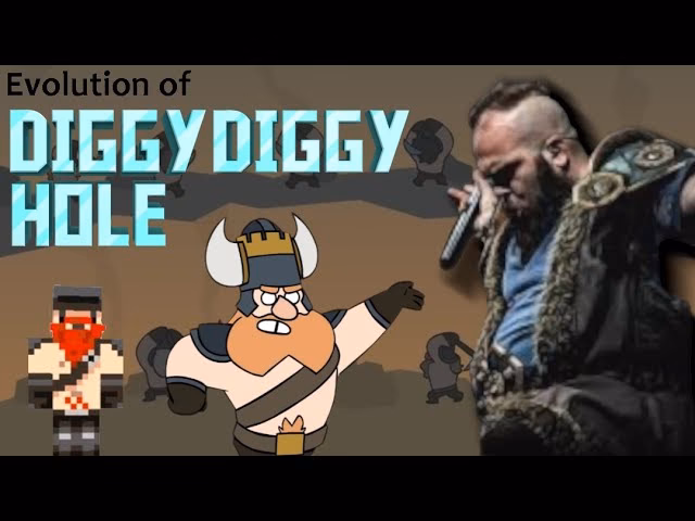 What is a good sentence for diggy diggy hole?