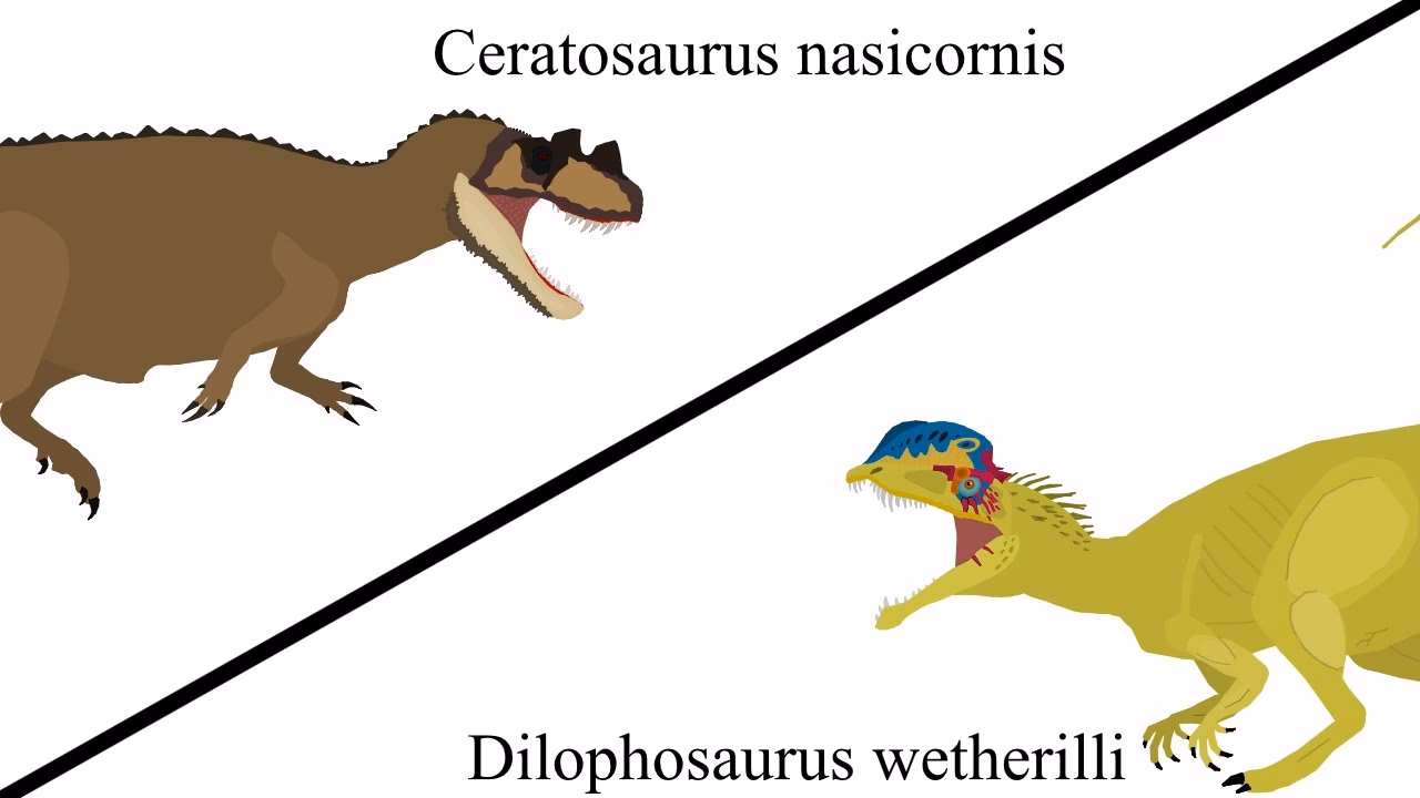 Can Dilophosaurus/Velociraptor live with a large carnivore?