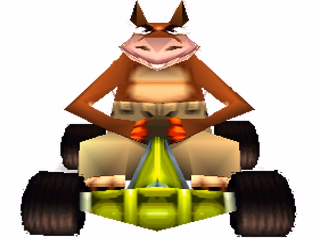 Who is Dingodile in Crash Nitro Kart?