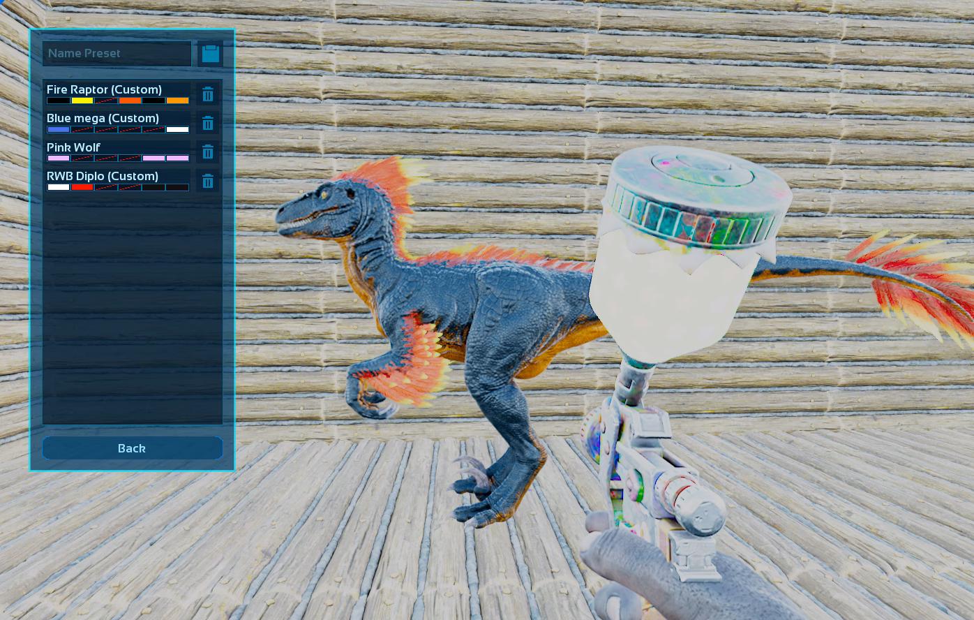 How do I Change my Dino color in Ark Survival ascended?