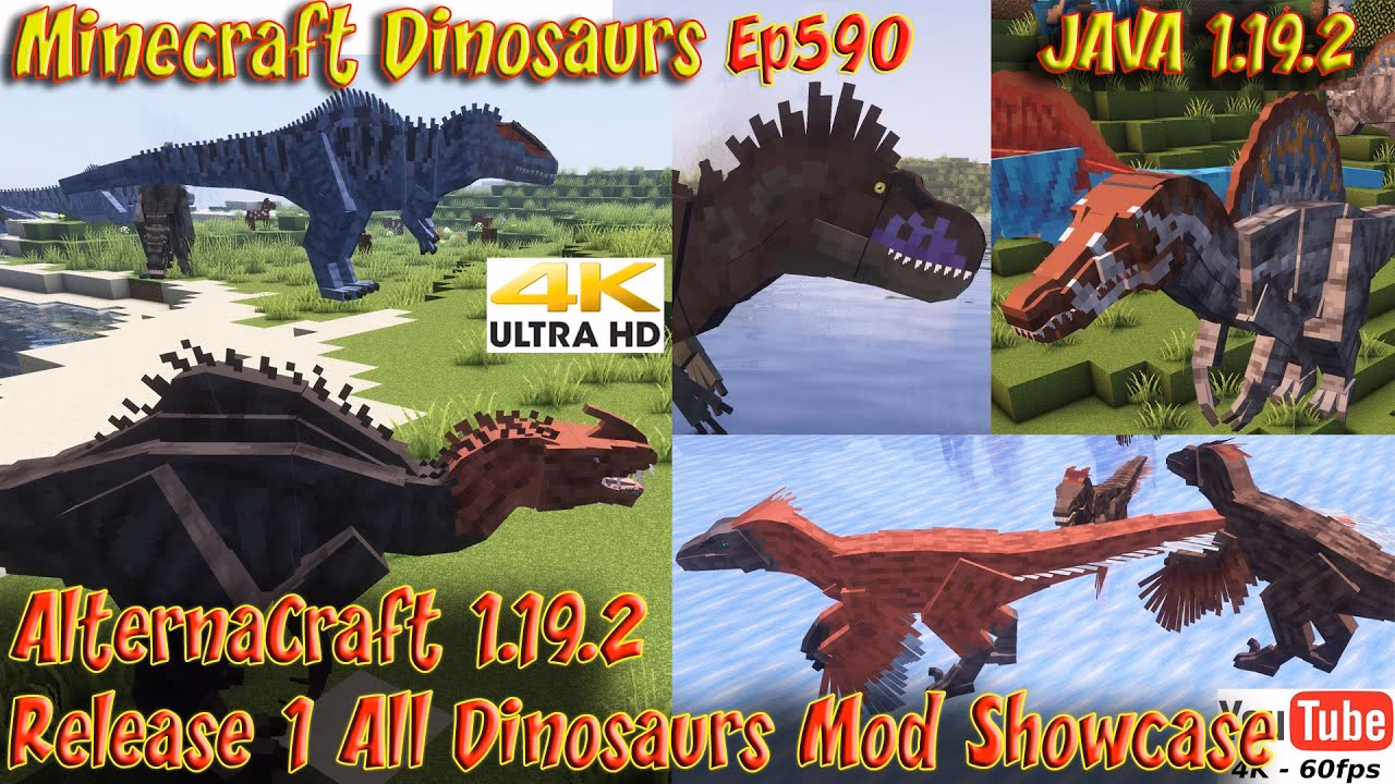 Is there a dinosaur mod available in Minecraft?