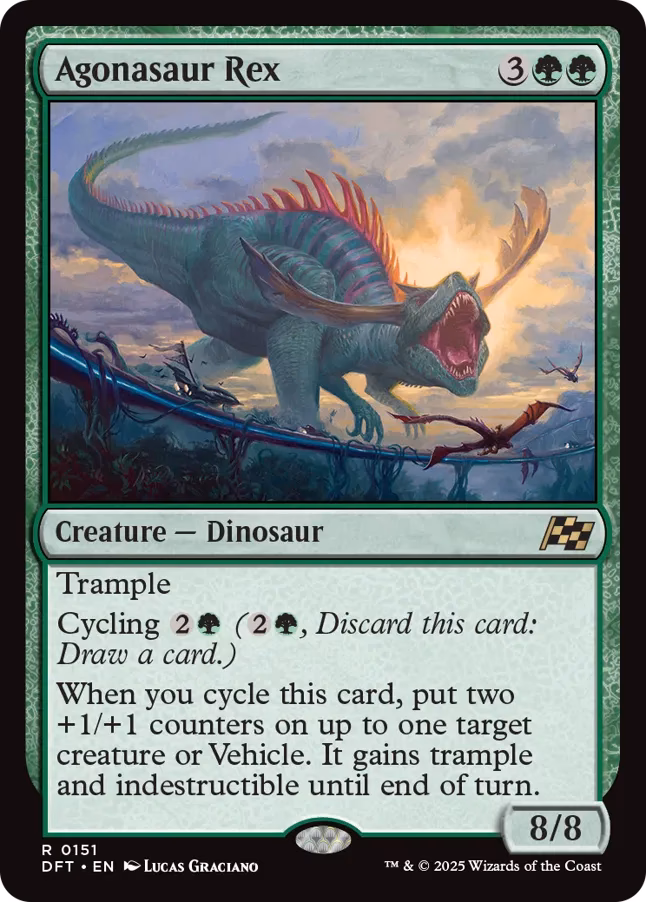 How many dinosaur cards are there in magic?