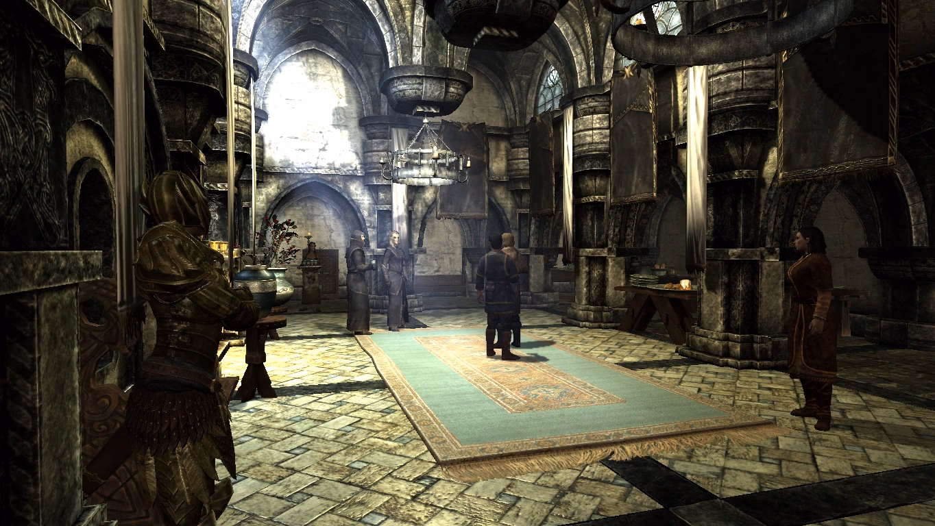 How do you meet Thalmor ambassador Elenwen in Skyrim?