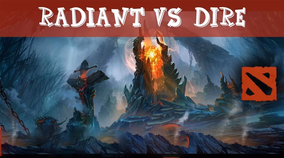 Who is the radiant in DotA Allstars?
