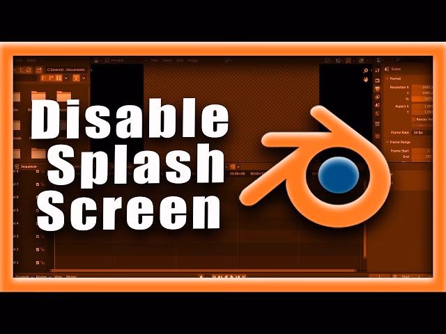 What happens if you disable the splash screen?