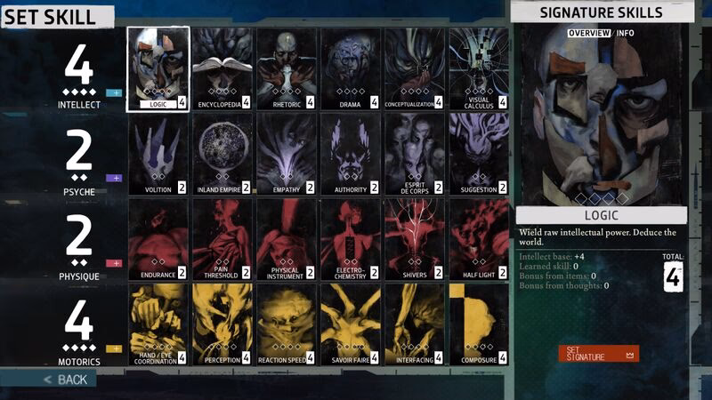 What skills do you need to play Disco Elysium?