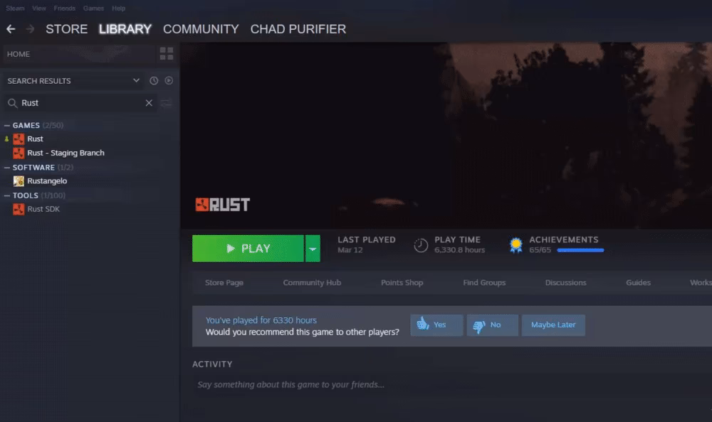 How does disconnect WTF protect against rust's anti-cheat systems?
