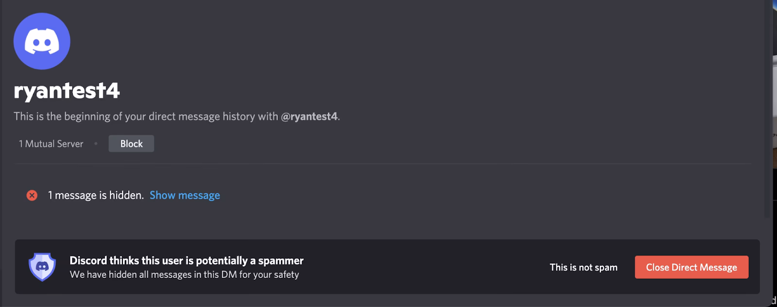 How to remove spam messages from discord?