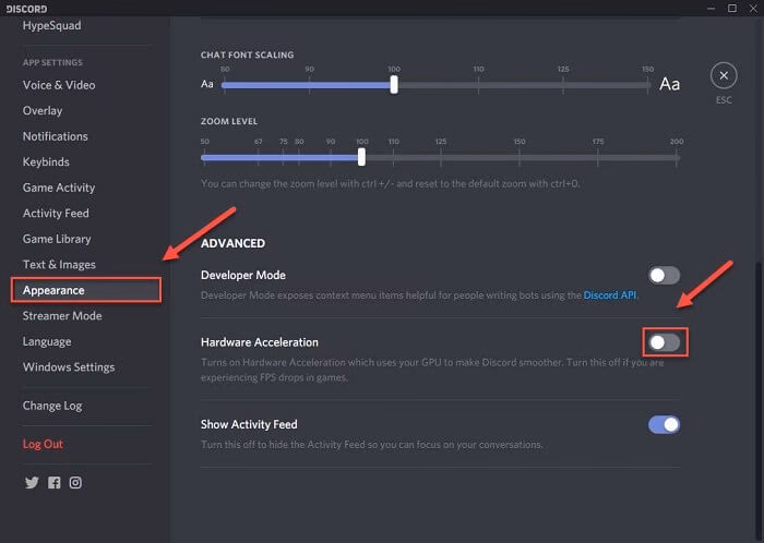How do I fix discord's share screen not working?