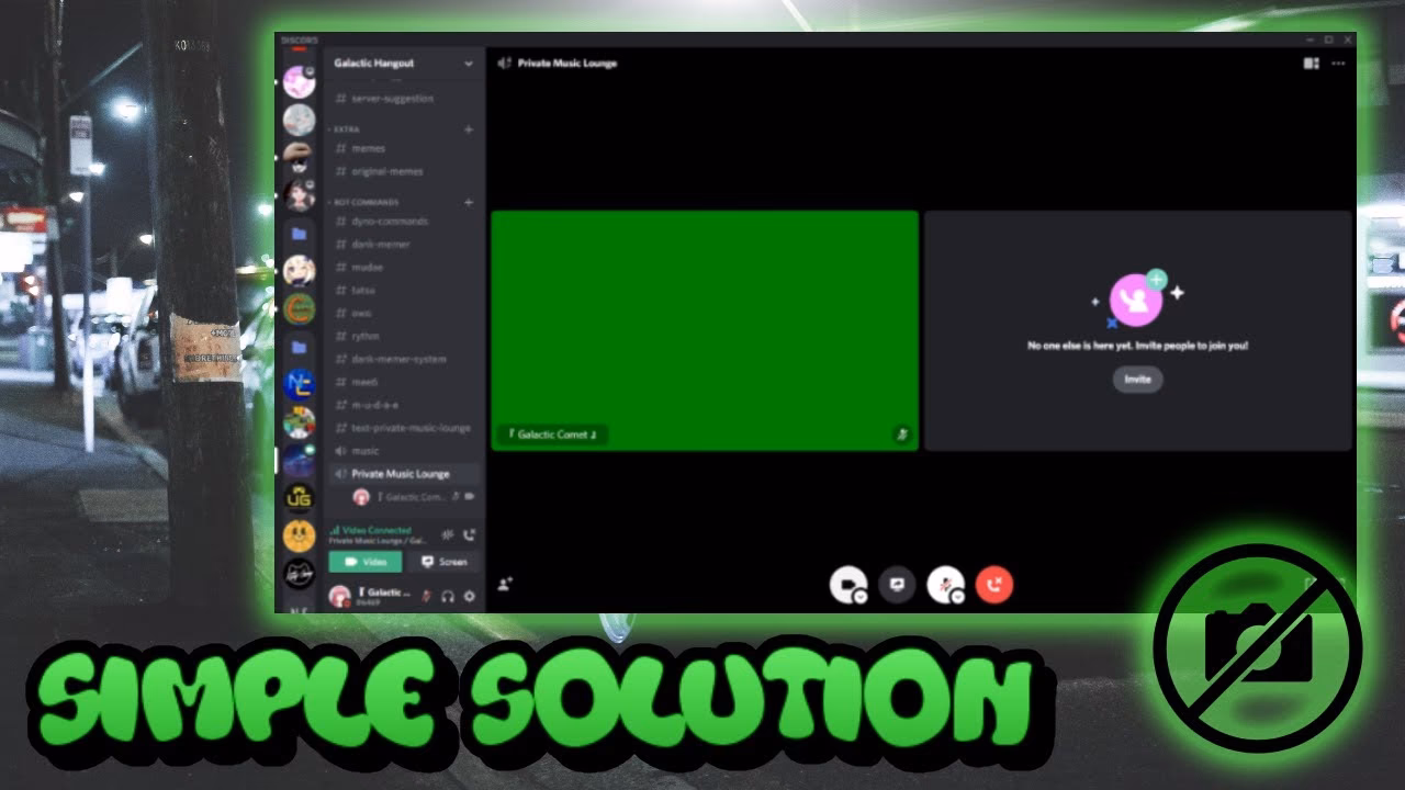 How to fix Green webcam problems on Discord?