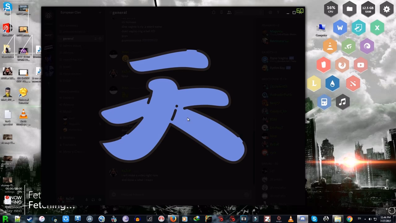 How do I get Akuma's Raging Demon Attack on Discord?