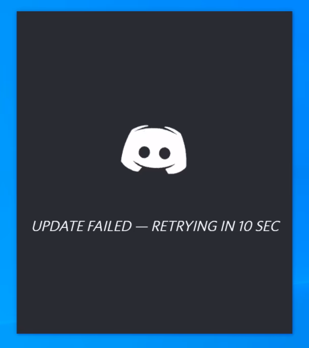How can you fix Discord's update failed loop?