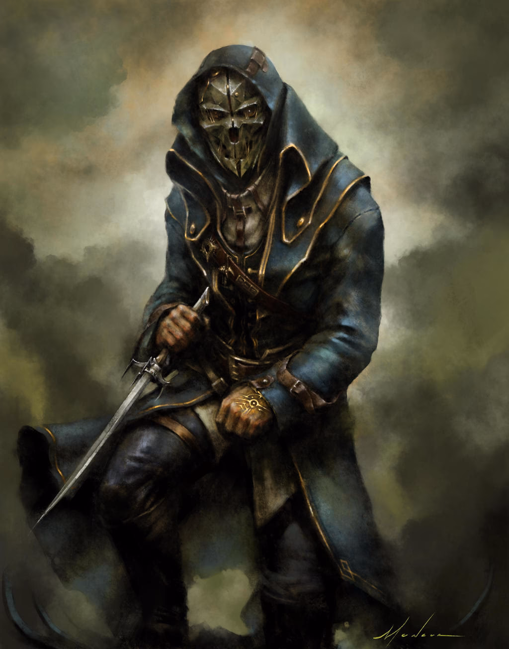 Where can I find art related to dishonoredcorvo?