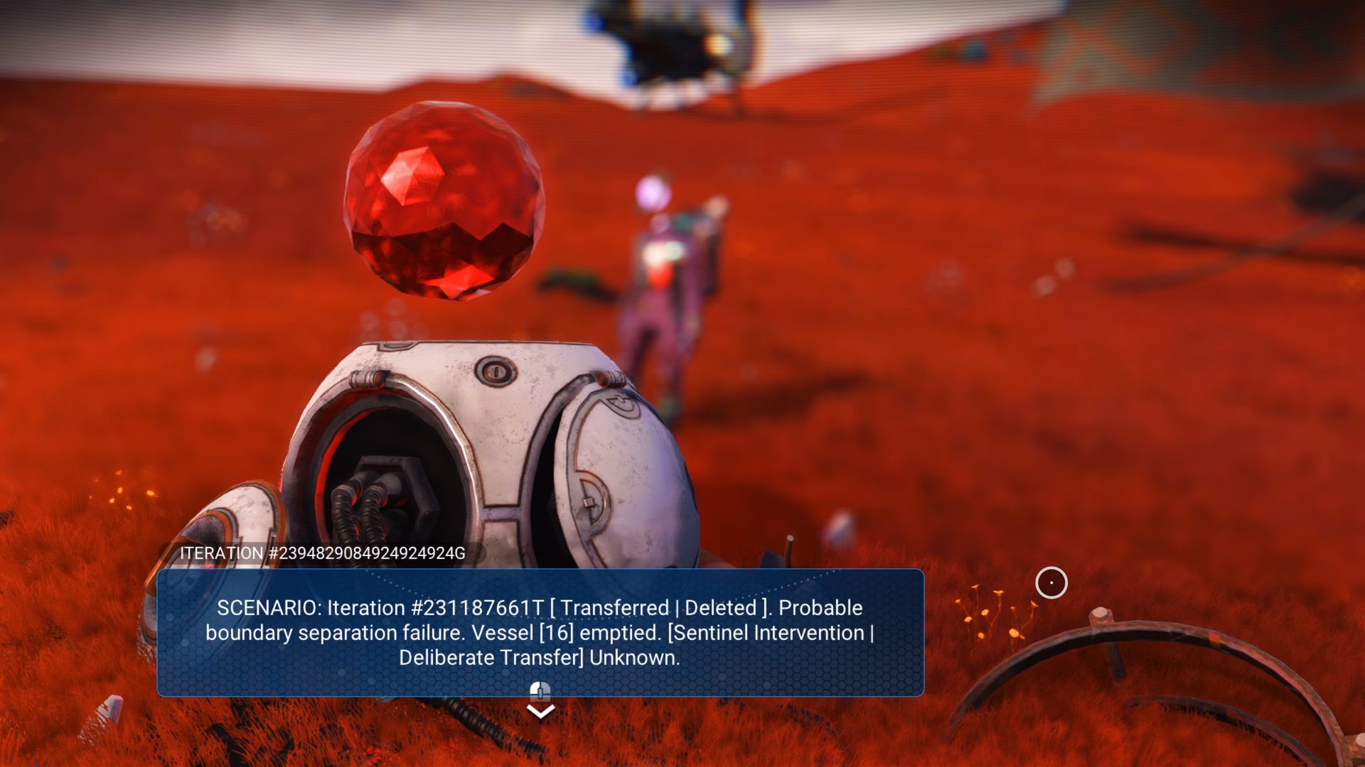 How do you get a reward if you interact with a distress beacon?