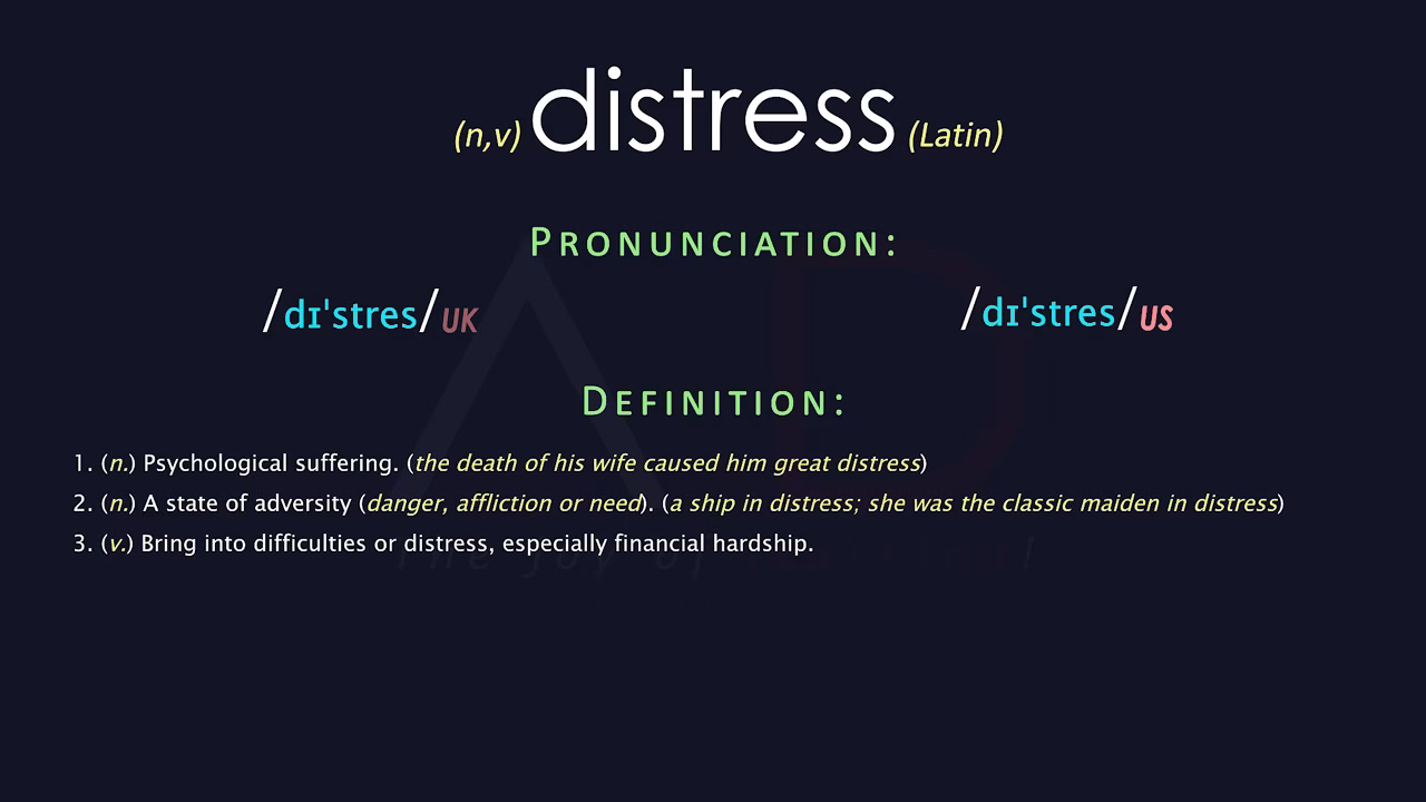¿Qué es el síndrome de distress?
