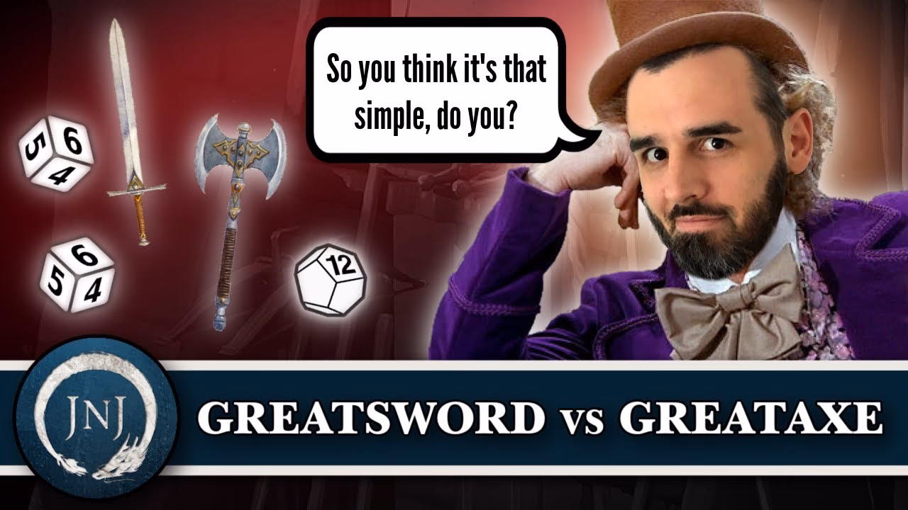 Does the greataxe outperform the greatsword?