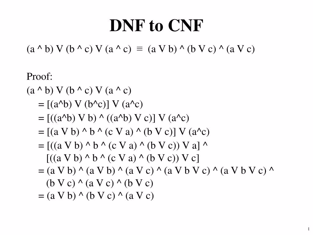 What is a full DNF?