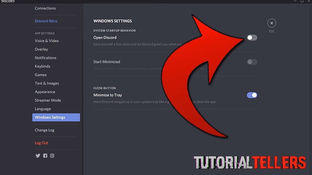 How do I Turn Off discord auto-start?