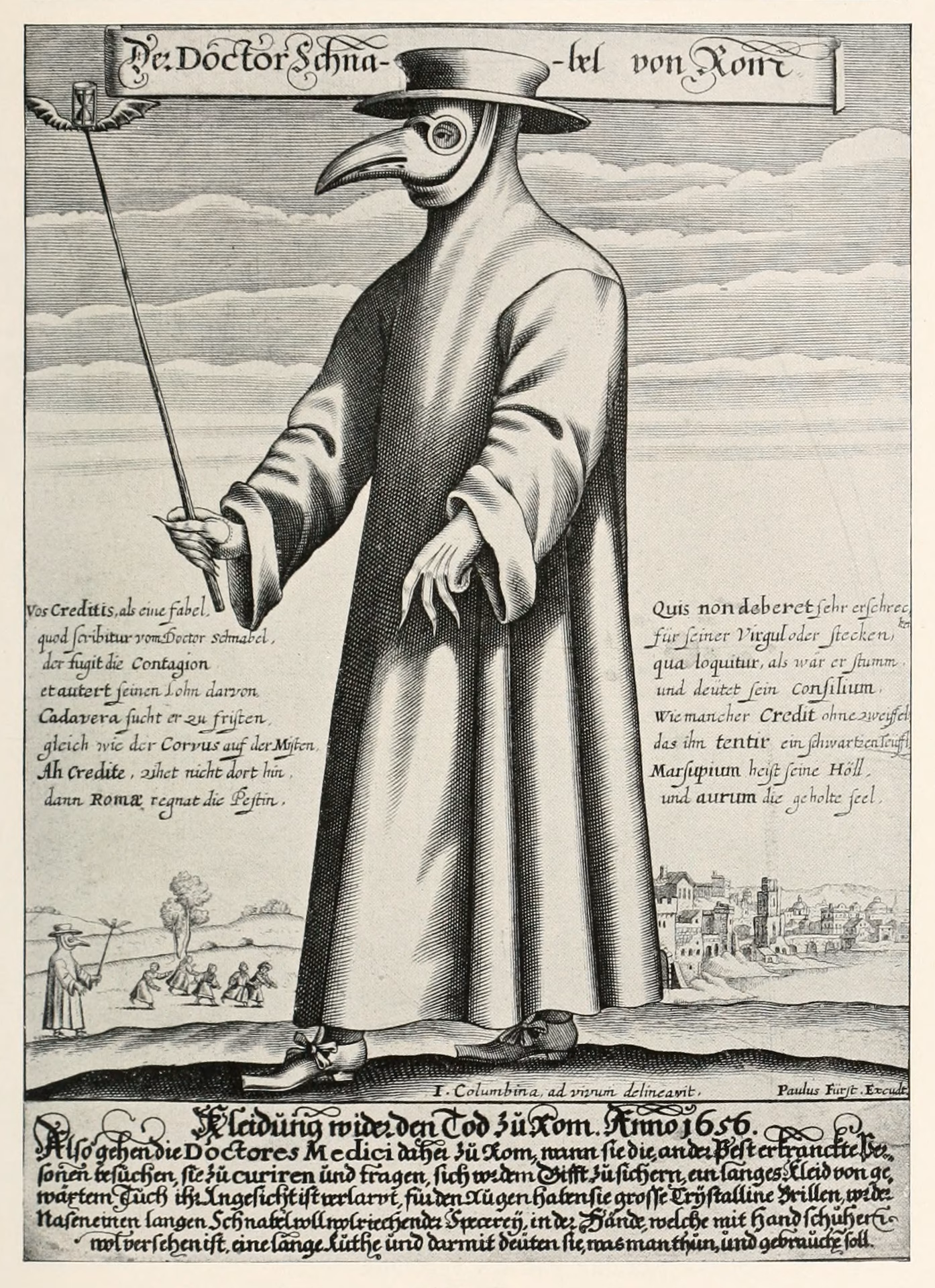 What did plague doctors do during the Black Death?