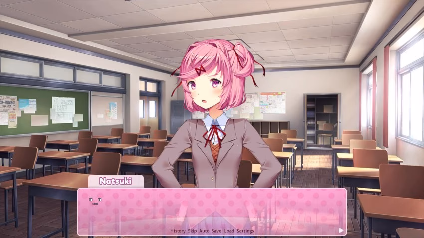 What happens at the end of Doki Doki?