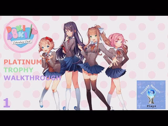 How do I start Doki Doki Literature Club Plus from scratch?