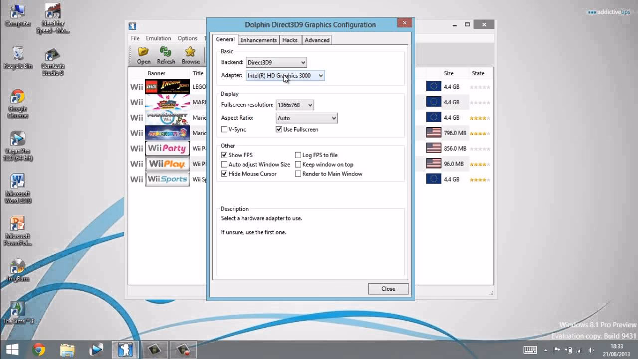 Which emulator version does dolphin support?