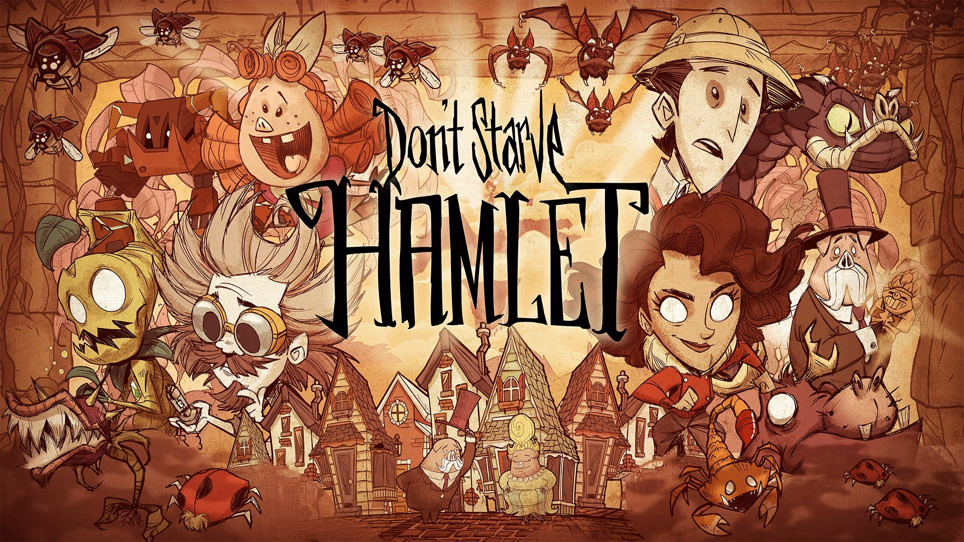 How many pages are in the Don't Starve hamlet DLC category?