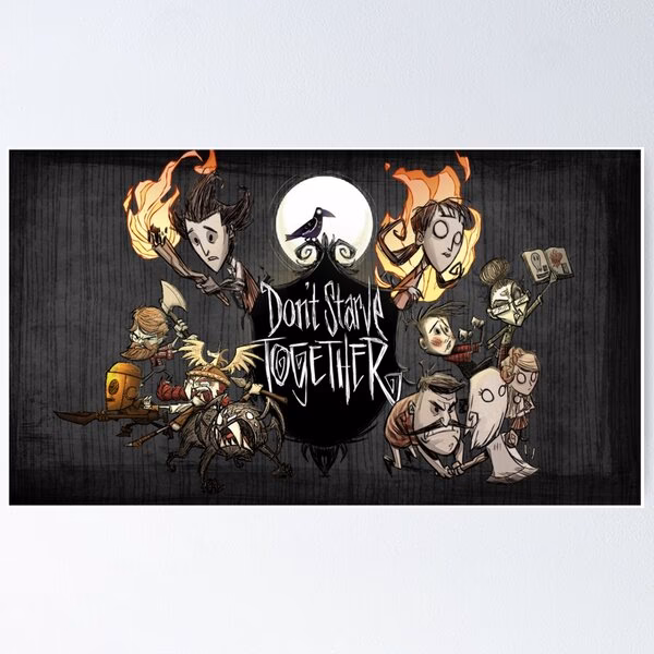 What size is a 'Don't Starve' poster?