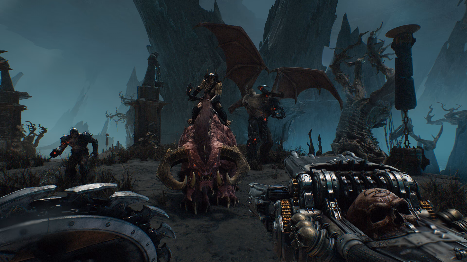 How do you beat a demon in Doom?
