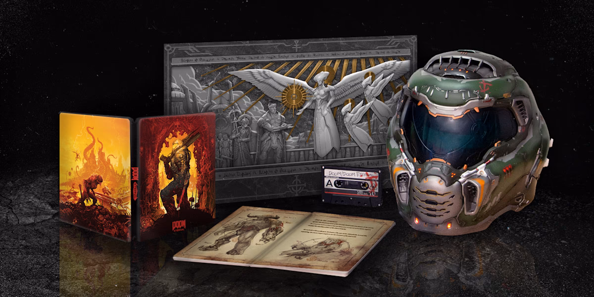 What's included in the deluxe edition of Doom Eternal?