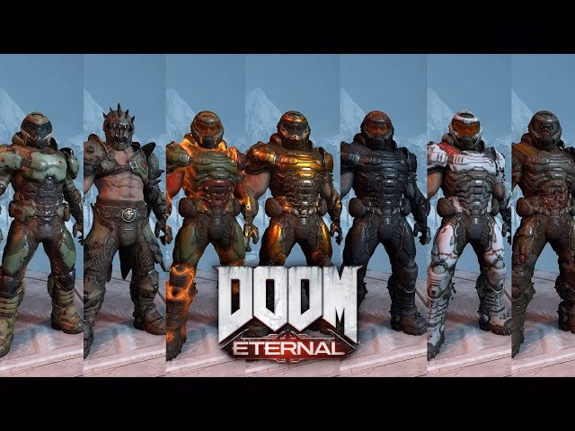 Where can I find Doomguy skins?