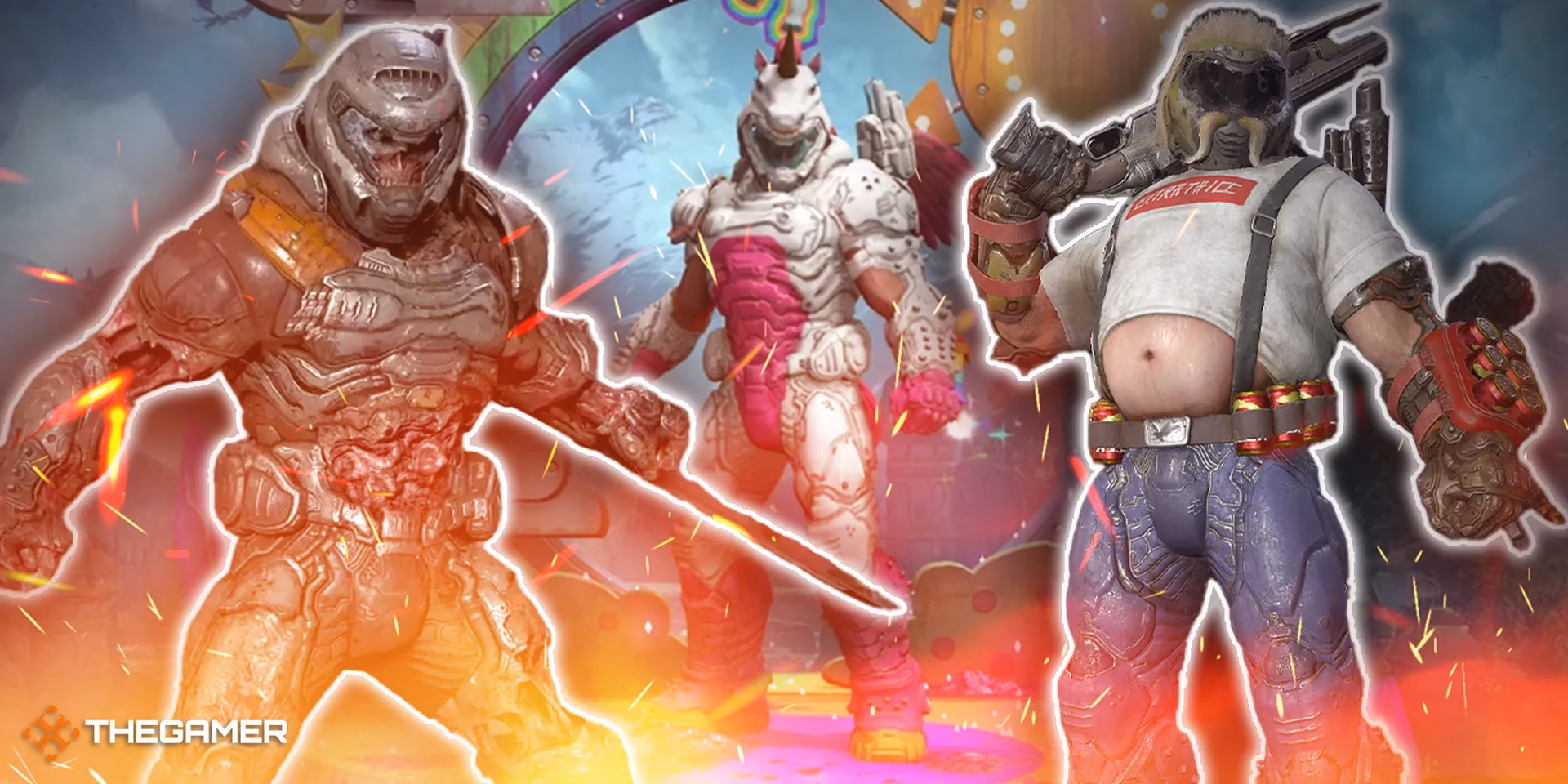 Where can I find Doomguy skins?