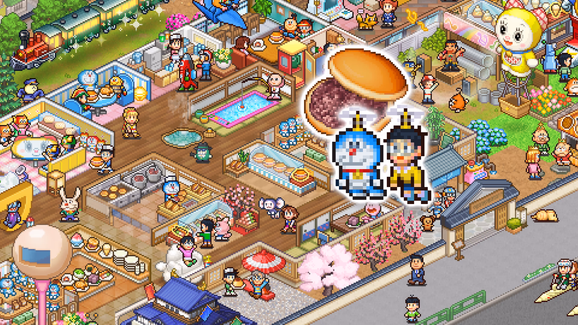 What is cat rebel Doraemon Dorayaki shop story?