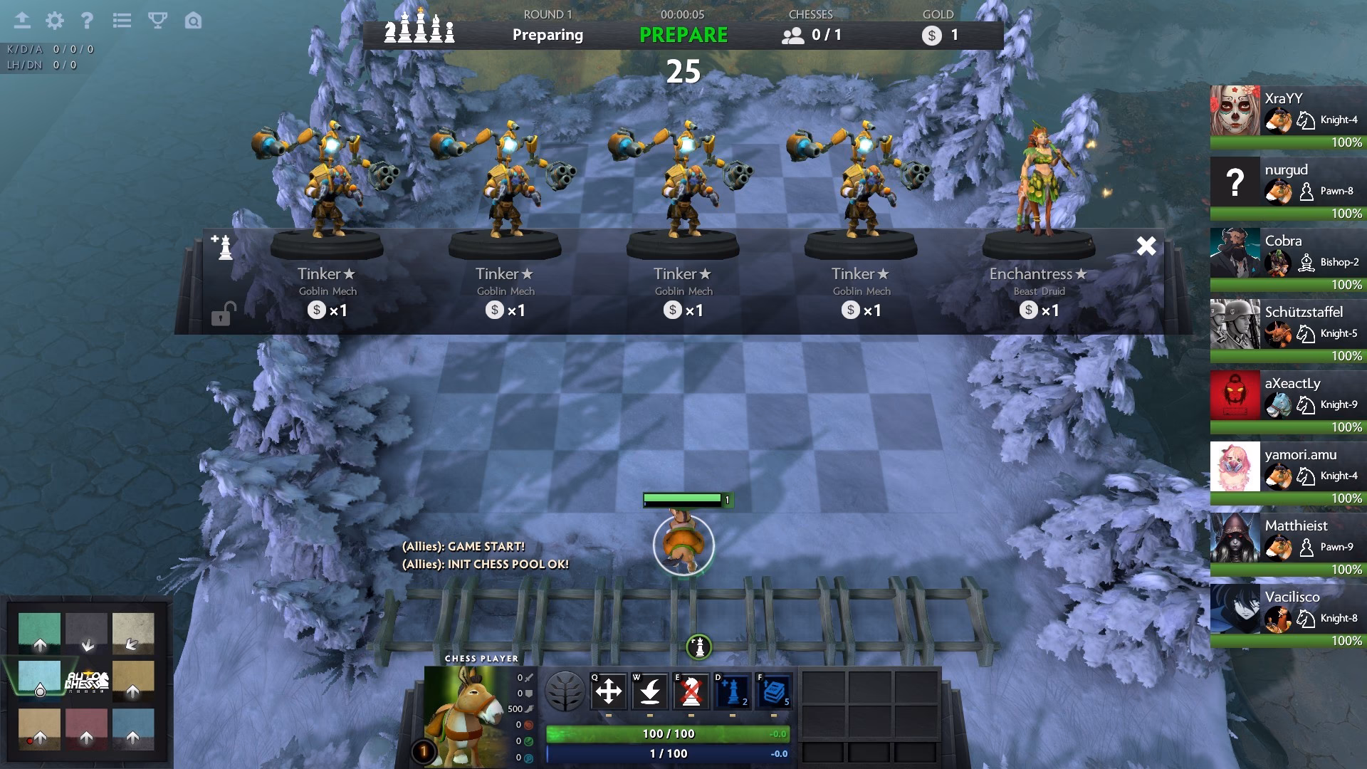 What are the Dota Auto Chess cheats?