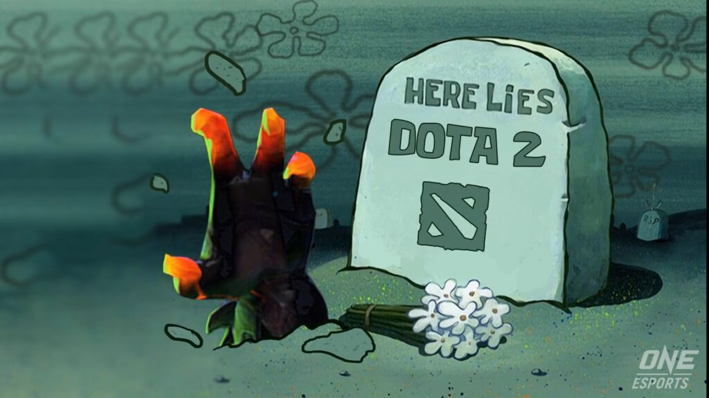 Are people crying out at the death of Dota 2?
