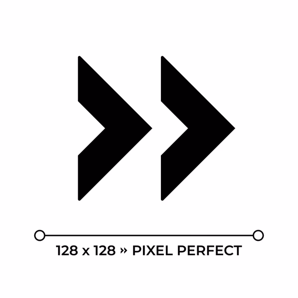 What do one arrow and double arrows stand for?