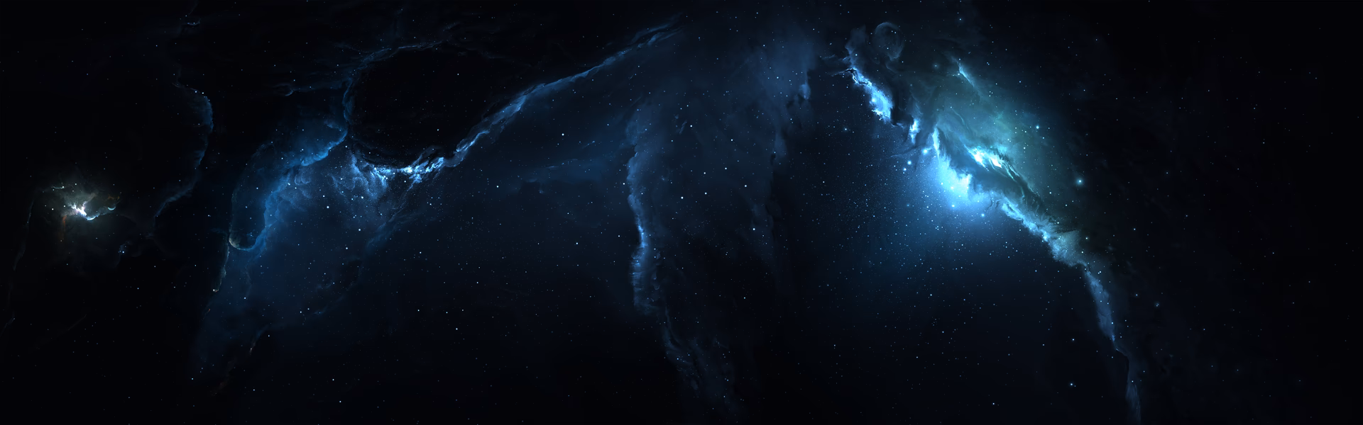 How do I set a dual monitor wallpaper?